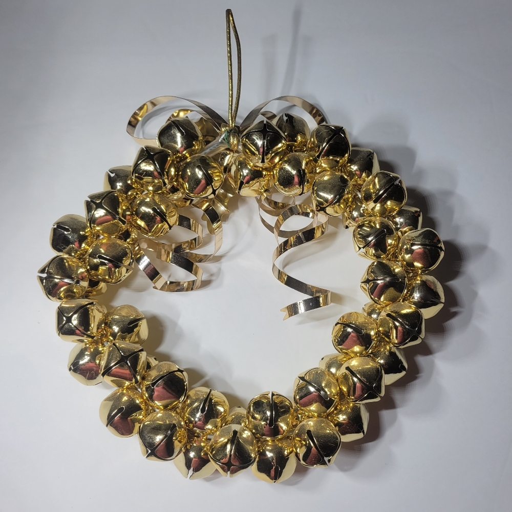 Rustic Jingle Bells Christmas Wreath